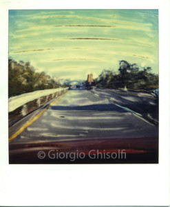 Italian highway as seen from my car- 1985